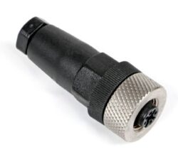 SM C10 NF12-S4SPO-BP7 - Schmid-M: M12 Female Connector,4Pole,Straight screw Terminals with PG7